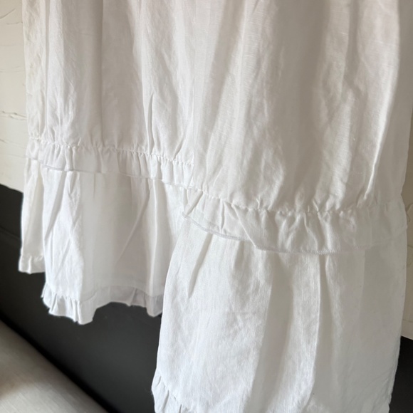 Sunday Best | Linen Blend Hayes Dress | Size Medium | White - Picture 7 of 9